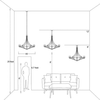 Isoren Ancien Industriel Bois Métal Lustre