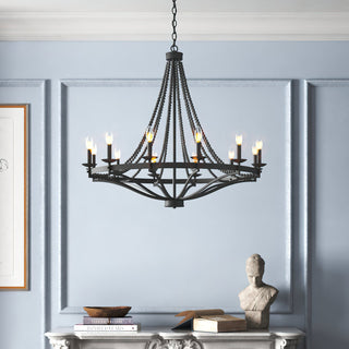 Isoren Ancien Industriel Bois Métal Lustre