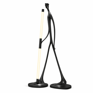 Stride Figure Floor Lamp-Neutral Decor