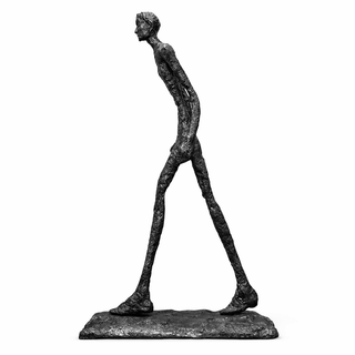 Striding Figure Sculpture-Neutral Decor