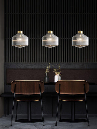 Velorarn Suspension Lampe Artistique en Verre