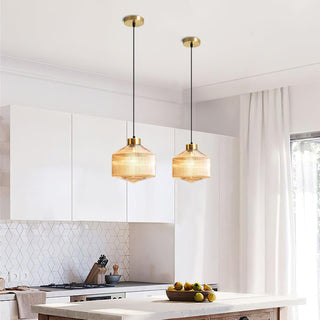 Velorarn Suspension Lampe Artistique en Verre