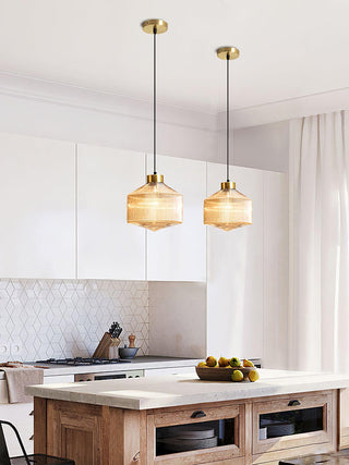Velorarn Suspension Lampe Artistique en Verre