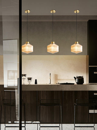 Velorarn Suspension Lampe Artistique en Verre