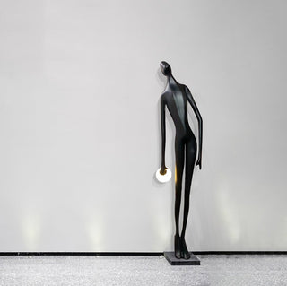 Zolirion Abstract Noir Lampadaire
