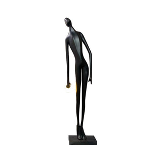 Zolirion Abstract Noir Lampadaire