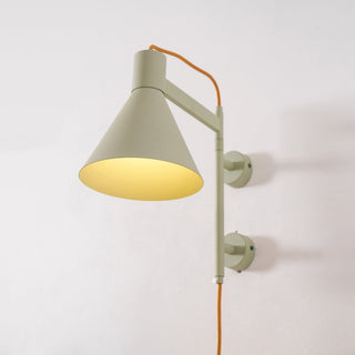 Ivela Moderne Minimaliste Plug-In Métal Applique Murale