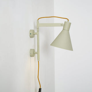 Ivela Moderne Minimaliste Plug-In Métal Applique Murale