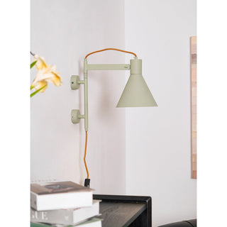 Ivela Moderne Minimaliste Plug-In Métal Applique Murale