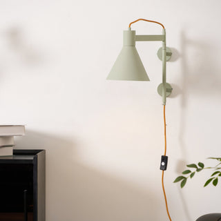Ivela Moderne Minimaliste Plug-In Métal Applique Murale