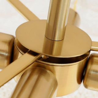 Lustra Lampe De Plafond Avec Finition Dorée Et Verre Strié