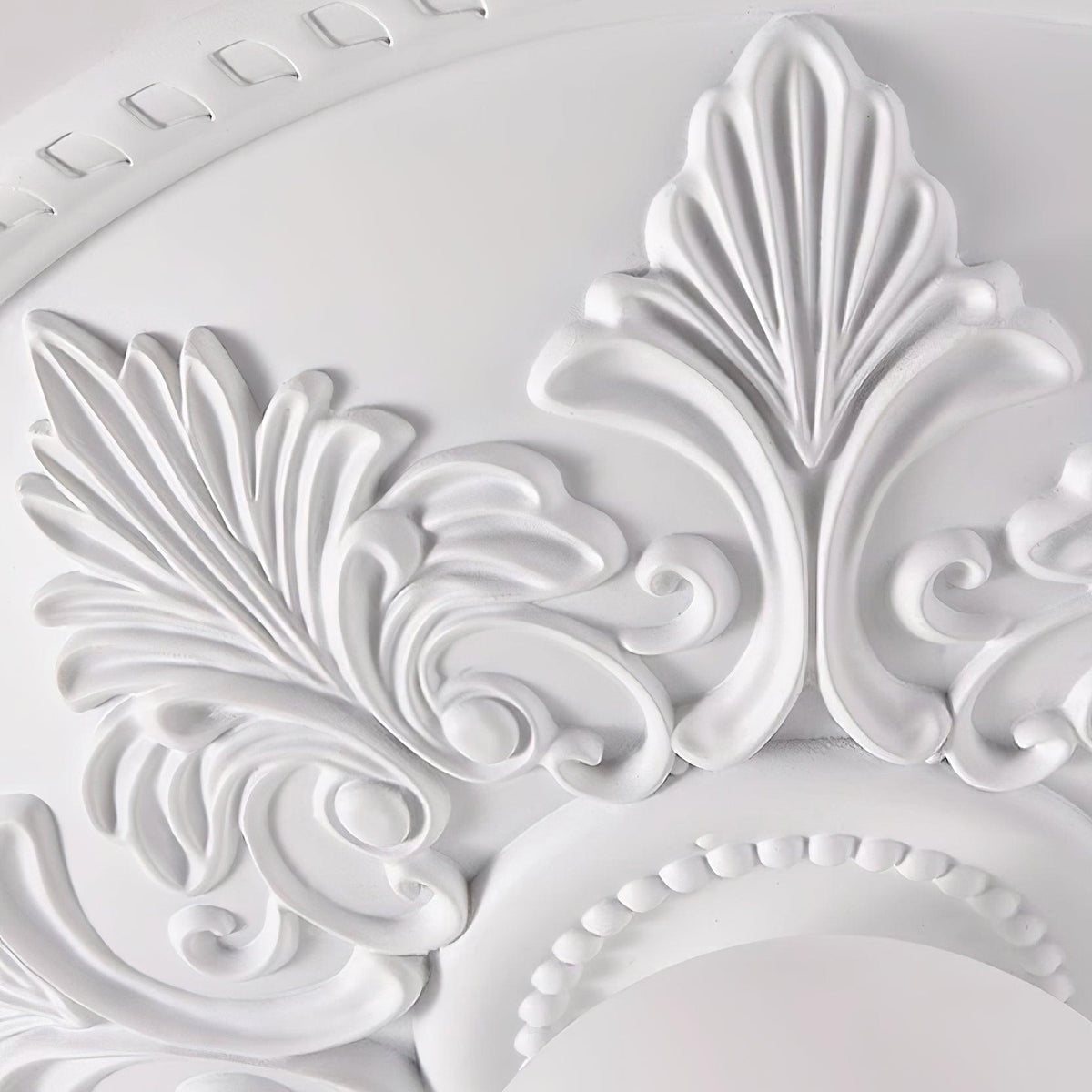 Ceiling Light Resin Canopy Glass Globe Classic Ornate-Neutral Decor