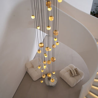 Sultana Alabaster Cluster Chandelier-Neutral Decor
