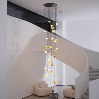Sultana Alabaster Cluster Chandelier-Neutral Decor