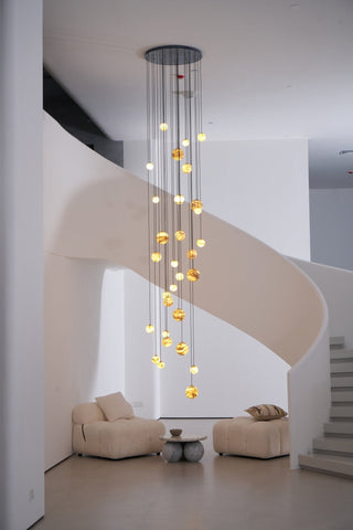 Sultana Alabaster Cluster Chandelier-Neutral Decor