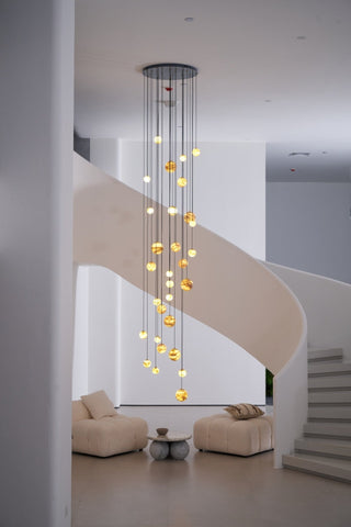 Sultana Alabaster Cluster Chandelier-Neutral Decor