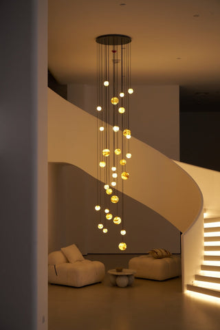 Sultana Alabaster Cluster Chandelier-Neutral Decor