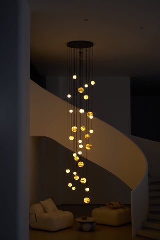 Sultana Alabaster Cluster Chandelier-Neutral Decor