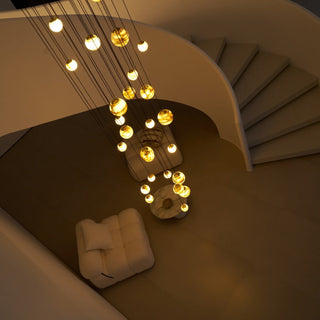 Sultana Alabaster Cluster Chandelier-Neutral Decor