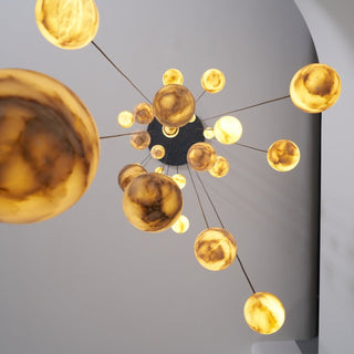 Sultana Alabaster Cluster Chandelier-Neutral Decor