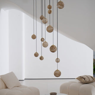 Sultana Alabaster Cluster Chandelier-Neutral Decor