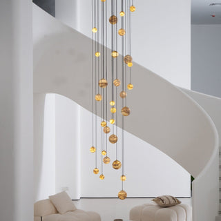 Sultana Alabaster Cluster Chandelier-Neutral Decor