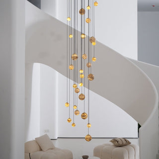 Sultana Alabaster Cluster Chandelier-Neutral Decor