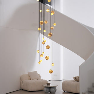 Sultana Alabaster Cluster Chandelier-Neutral Decor