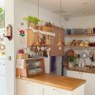 Tessira Suspension Industrielle en Bois