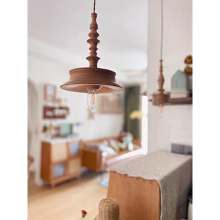 Tessira Suspension Industrielle en Bois