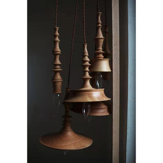 Tessira Suspension Industrielle en Bois