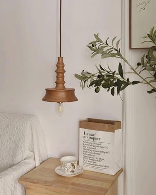 Tessira Suspension Industrielle en Bois