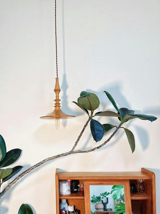 Tessira Suspension Industrielle en Bois