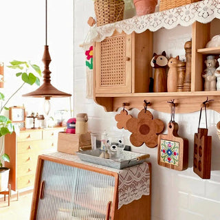Iraeiel Ancien Minimaliste Bois Suspension