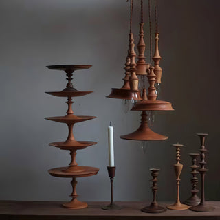 Iraeiel Ancien Minimaliste Bois Suspension