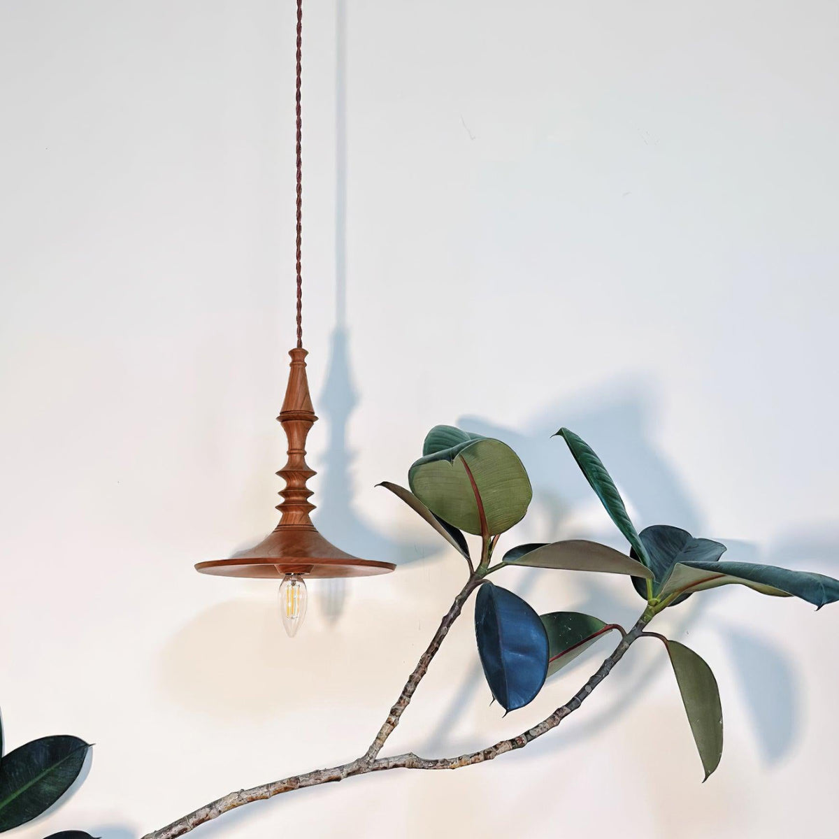 Iraeiel Ancien Minimaliste Bois Suspension