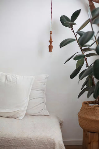 Iraeiel Ancien Minimaliste Bois Suspension