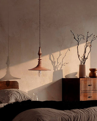 Iraeiel Ancien Minimaliste Bois Suspension