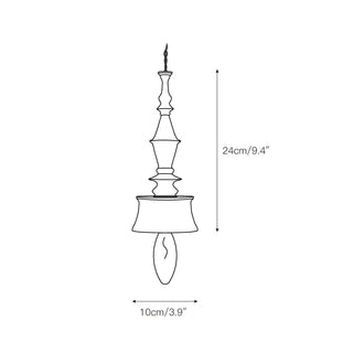Iraeiel Ancien Minimaliste Bois Suspension