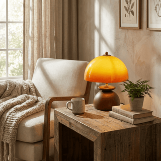 Sunrise Dome Table Lamp-Neutral Decor
