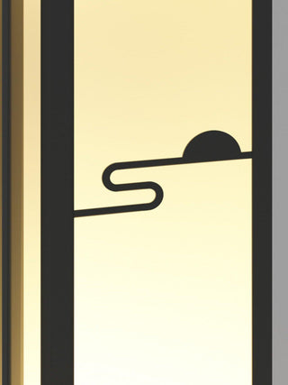Solara Outdoor Light Rectangular Sunrise Pattern Minimalist Garden-Neutral Decor
