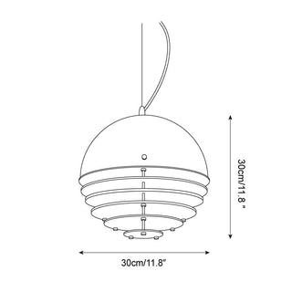 Talo Suspension Moderne en Acrylique-Luire