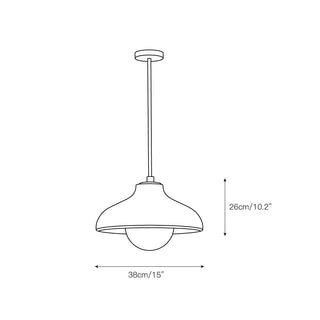 Culirir Moderne Minimaliste Résine Verre Suspension