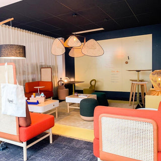 Lustra Suspension Rattan Swag Industrielle