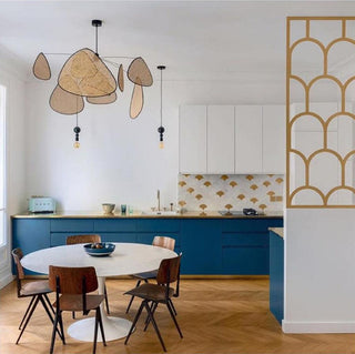 Lustra Suspension Rattan Swag Industrielle