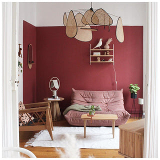 Lustra Suspension Rattan Swag Industrielle
