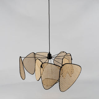 Lustra Suspension Rattan Swag Industrielle
