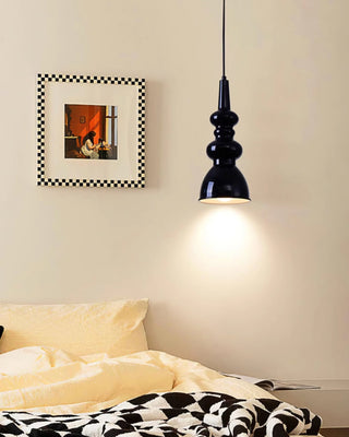 Aurvaror Nordic Art Noir Suspension Lumière