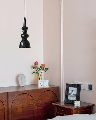Aurvaror Nordic Art Noir Suspension Lumière