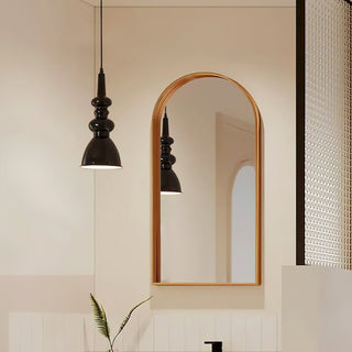 Aurvaror Nordic Art Noir Suspension Lumière